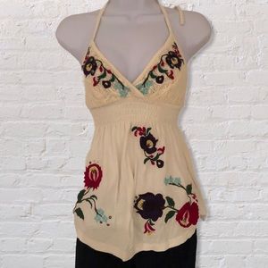 ⭐️ 2 for $30 ⭐️ Guess Embroidered Cotton Halter